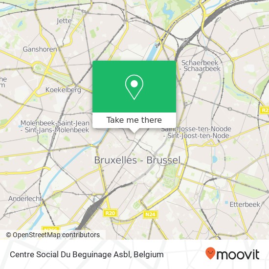 Centre Social Du Beguinage Asbl map