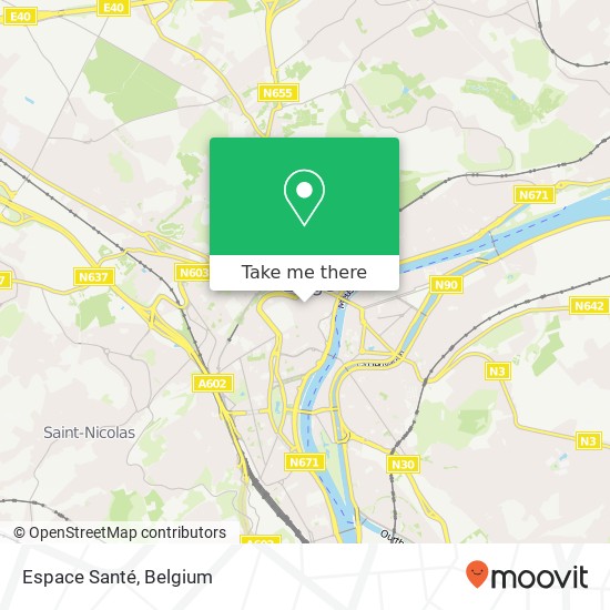 Espace Santé map