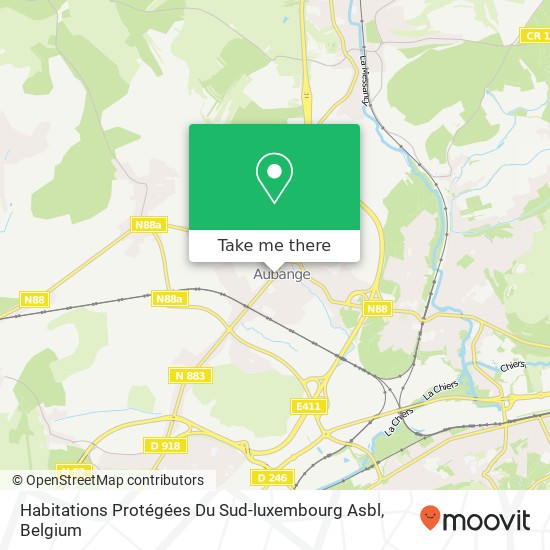 Habitations Protégées Du Sud-luxembourg Asbl map