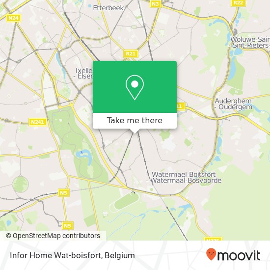 Infor Home Wat-boisfort map