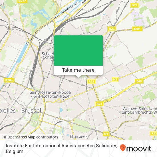 Institute For International Assistance Ans Solidarity map