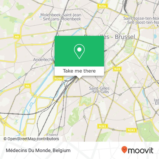 Médecins Du Monde map