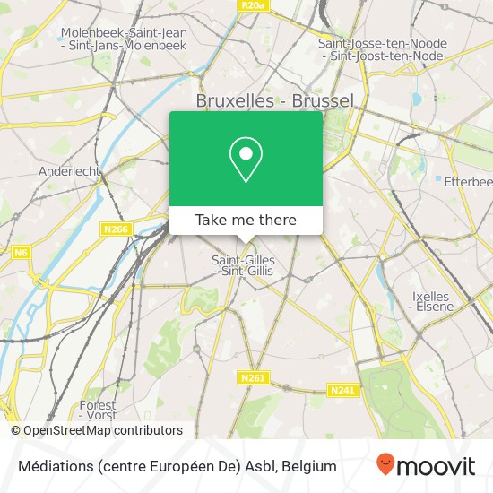 Médiations (centre Européen De) Asbl map