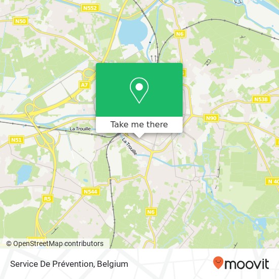 Service De Prévention map