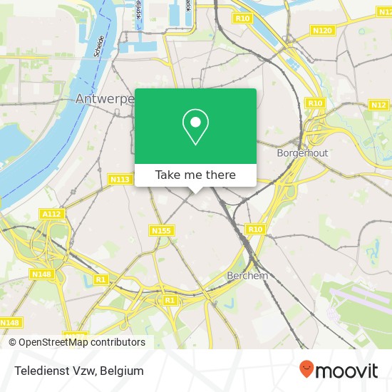 Teledienst Vzw map