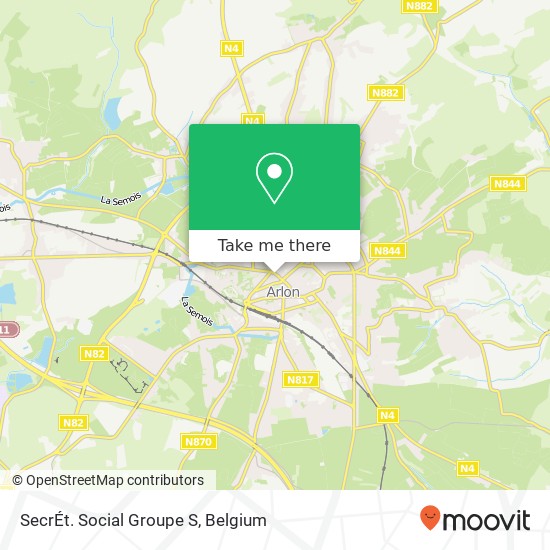 SecrÉt. Social Groupe S map