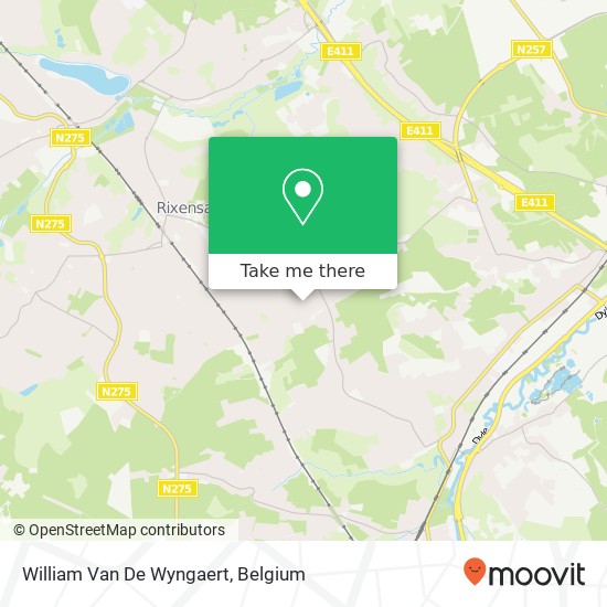 William Van De Wyngaert map