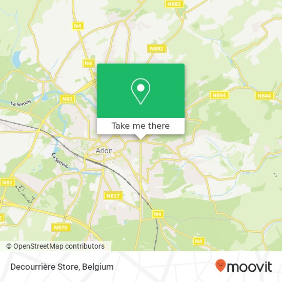 Decourrière Store map