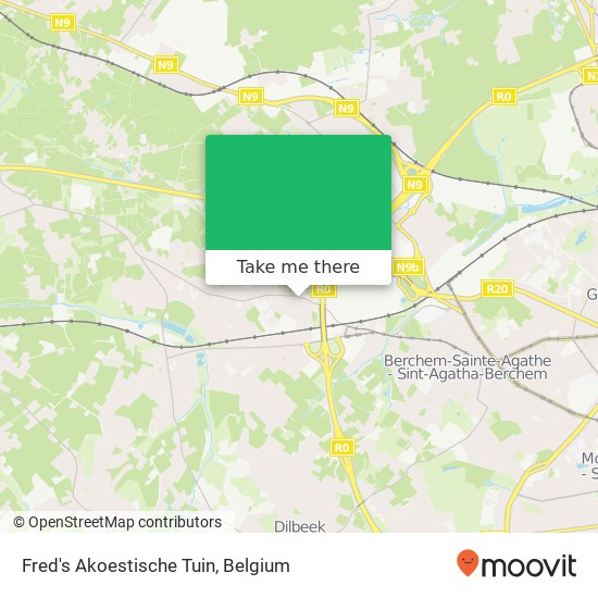 Fred's Akoestische Tuin map