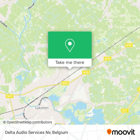 Delta Audio Services Nv map