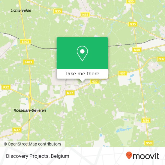 Discovery Projects map