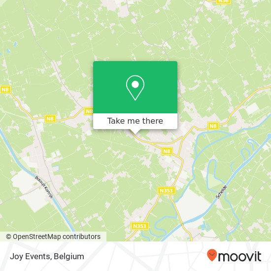 Joy Events map