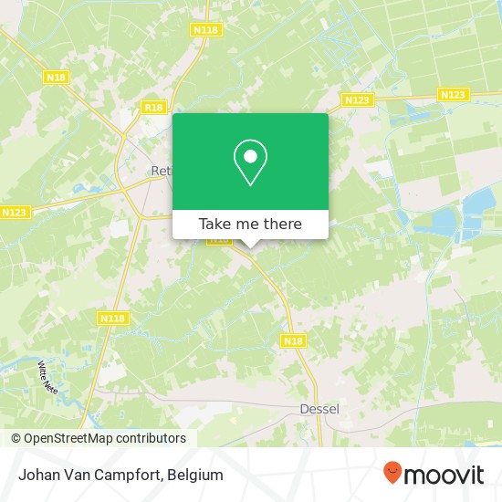 Johan Van Campfort map