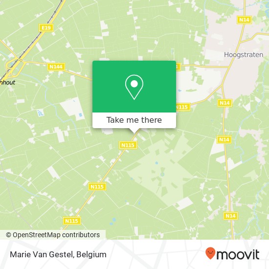 Marie Van Gestel map