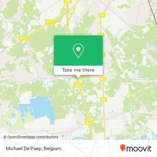 Michael De Paep map