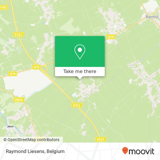 Raymond Liesens map