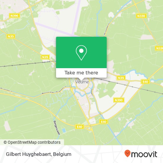 Gilbert Huyghebaert map