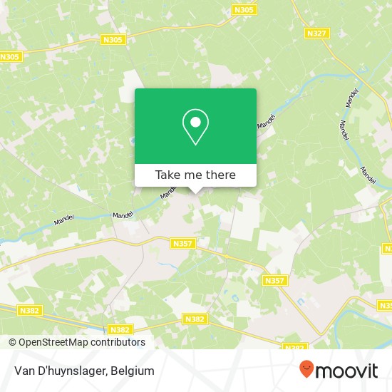 Van D'huynslager map