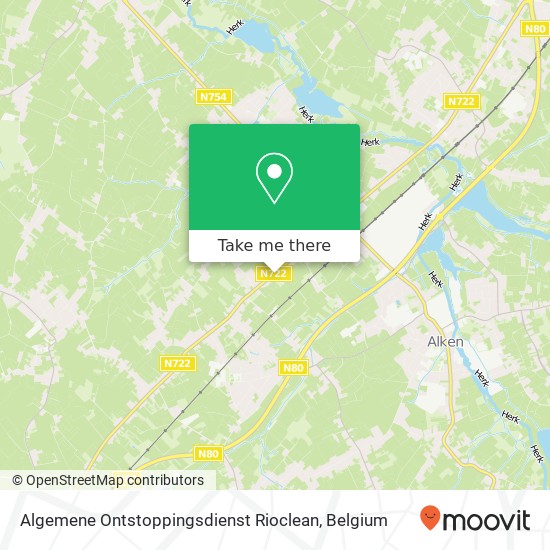 Algemene Ontstoppingsdienst Rioclean map