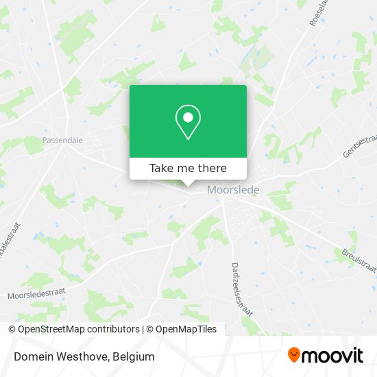 Domein Westhove map