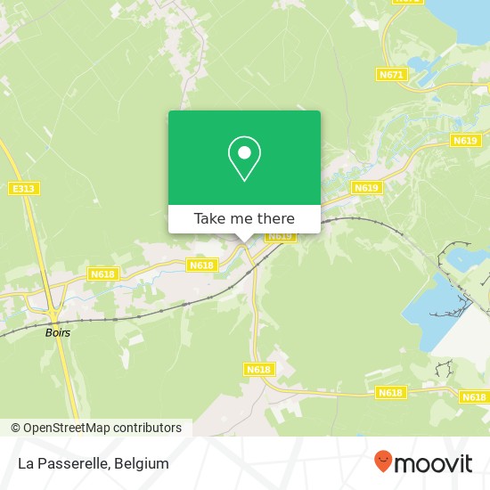 La Passerelle map