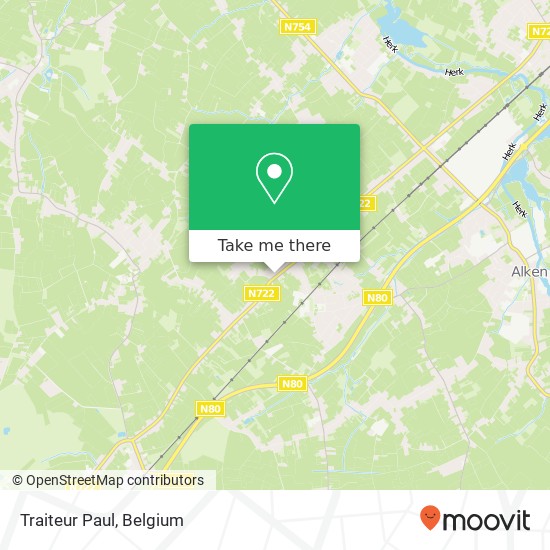 Traiteur Paul map