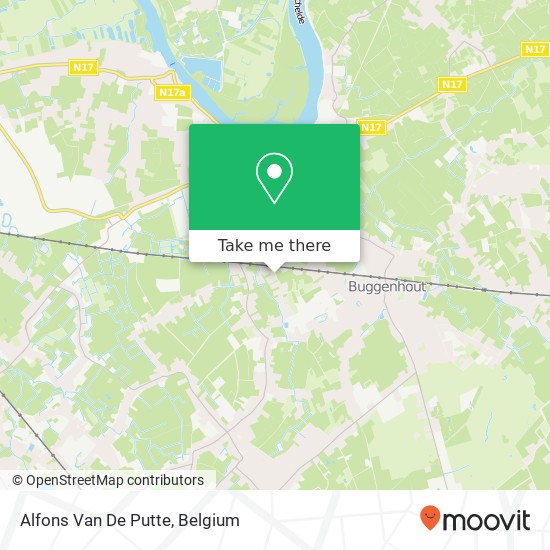 Alfons Van De Putte map