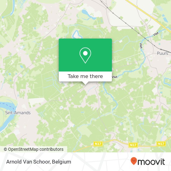 Arnold Van Schoor map
