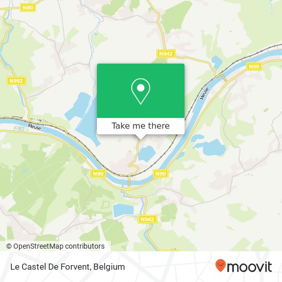 Le Castel De Forvent plan