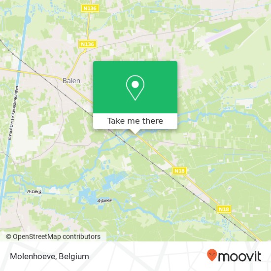 Molenhoeve map