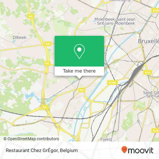 Restaurant Chez GrÉgor map