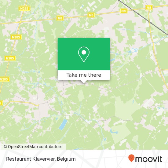 Restaurant Klavervier map