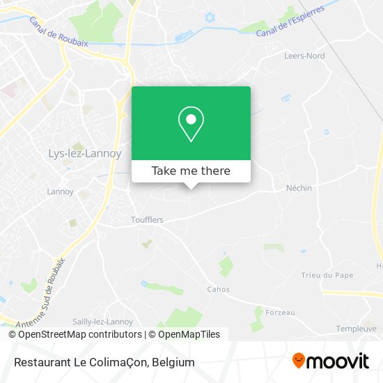 Restaurant Le ColimaÇon map