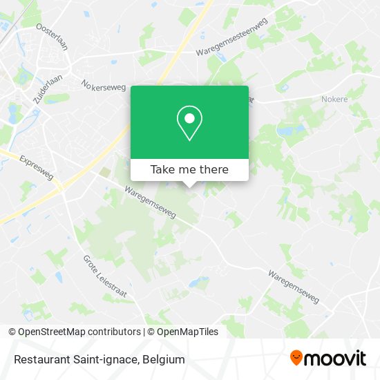 Restaurant Saint-ignace map