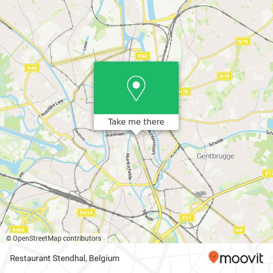 Restaurant Stendhal map