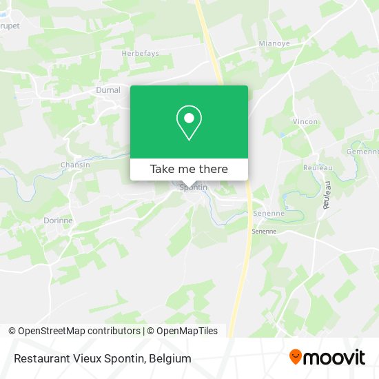 Restaurant Vieux Spontin map
