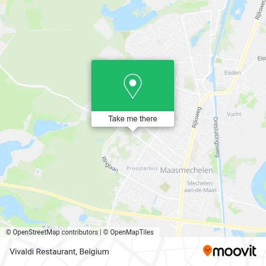 Vivaldi Restaurant map