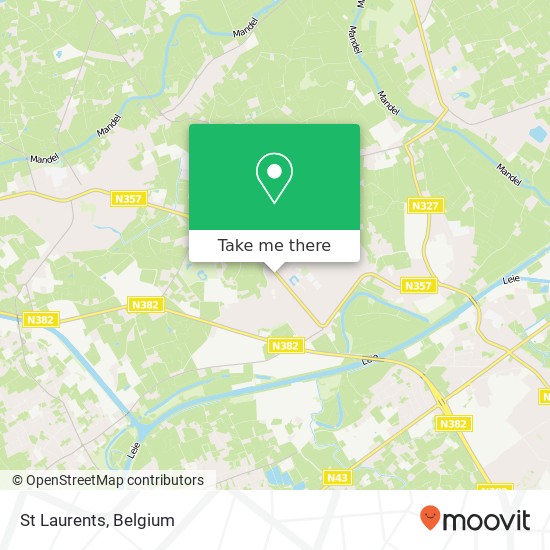 St Laurents map