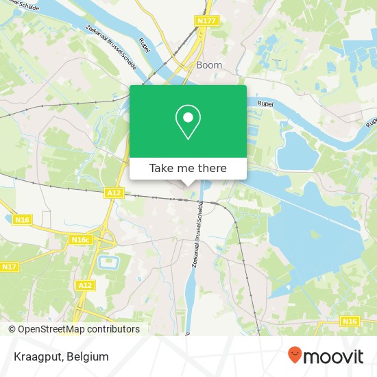 Kraagput map