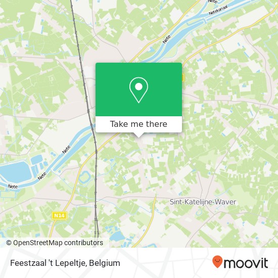 Feestzaal 't Lepeltje map