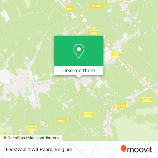 Feestzaal 't Wit Paard map