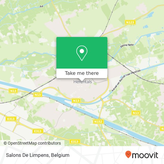 Salons De Limpens map