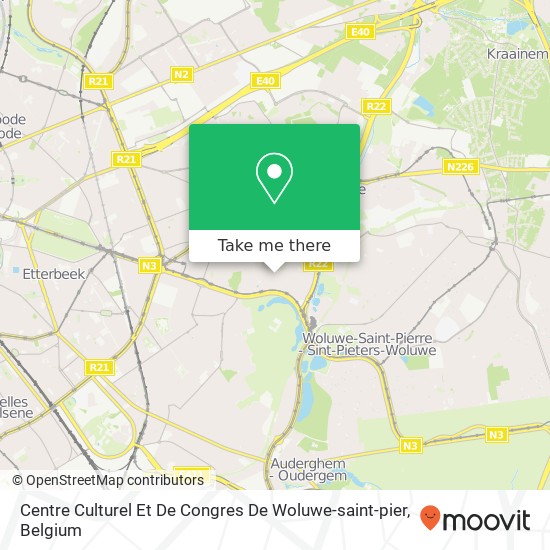 Centre Culturel Et De Congres De Woluwe-saint-pier map