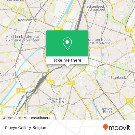 Claeys Gallery map