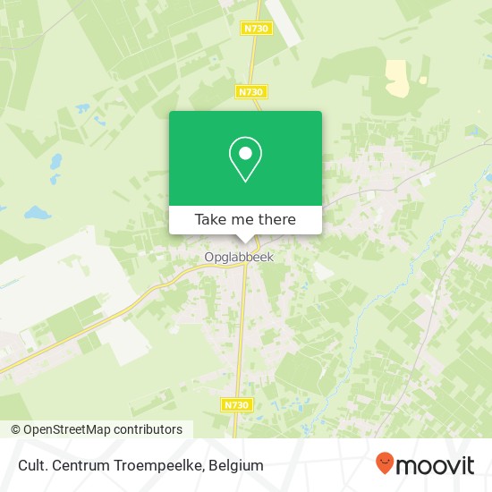 Cult. Centrum Troempeelke map