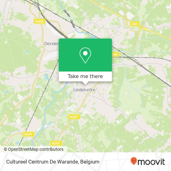 Cultureel Centrum De Warande map