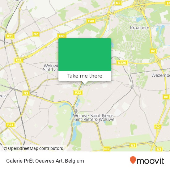 Galerie PrÊt Oeuvres Art map