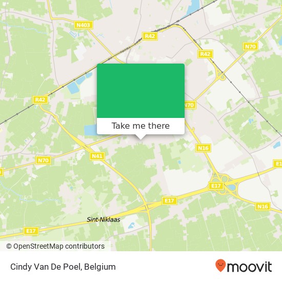 Cindy Van De Poel map