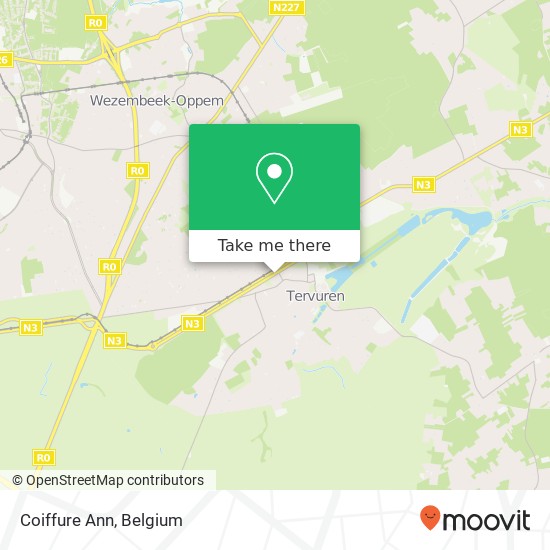 Coiffure Ann map
