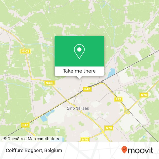 Coiffure Bogaert map